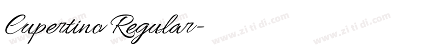 Cupertino Regular字体转换 Cupertino Regular字体转换